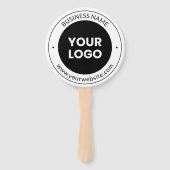 Éventail Business Name & Website ou Slogan, Merci Etc. (Devant)