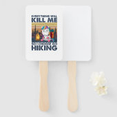 Éventail Cadeau Camper | J'ai choisi Go Randonnée Anniversa (Devant et derrière)