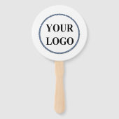 Éventail Cadeau de Noël AJOUTER VOTRE LOGO Joyeux Noël (Dos)