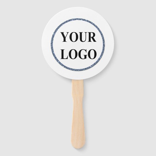 Éventail Cadeau de Noël AJOUTER VOTRE LOGO Joyeux Noël (Devant)