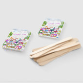 Éventail Cadeau de Noël Snowmans Fan de Noël (Non-assemblé)