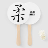 Éventail Calligraphie chinoise classique-Soft-#001- (Devant et derrière)