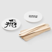 Éventail Calligraphie chinoise classique - volée-#001- (Non-assemblé)