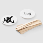 Éventail Calligraphie-Vent Chinoise classique-#001- (Non-assemblé)