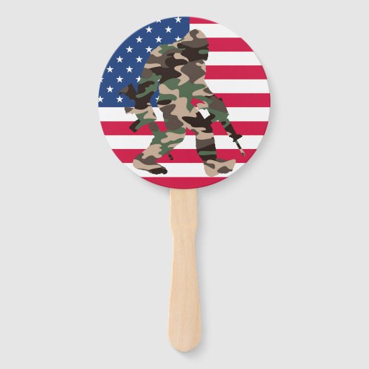 Éventail Camo Bigfoot Sasquatch (Devant)