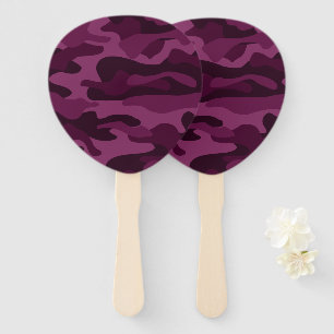 Éventail Camo de couleur violette tyrienne