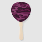 Éventail Camo de couleur violette tyrienne (Dos)