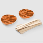 Éventail Camo Monocolor Espagnol Orange (Non-assemblé)