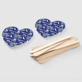 Éventail Camouflage Bleu Clair Amateurs de Camo Étincelant (Non-assemblé)