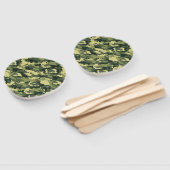 Éventail Camouflage numérique en bois à 8 bits / Camo (Non-assemblé)