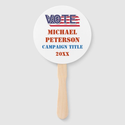 Éventail Campagne électorale (Dos)