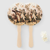 Éventail Capturez, pirate Barbe Noire, La Revanche de la Re (Devant et derrière)