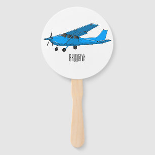 Éventail Caricature d'avion à voilure fixe