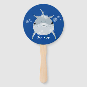 Éventail Caricature joli dauphin kawaii kawaii