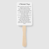 Éventail Carte de prière du policier Cadeaux de diplôme de  (Dos)