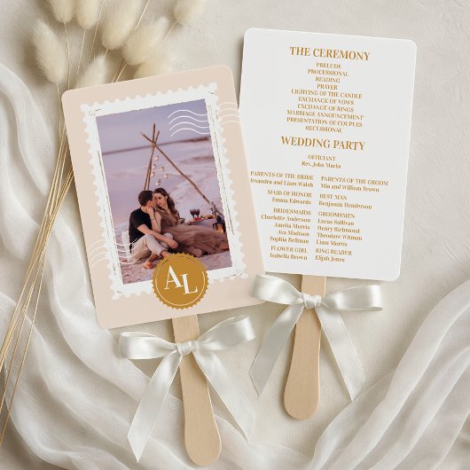 Éventail Carte d'embarquement Destination Mariage Cosmique