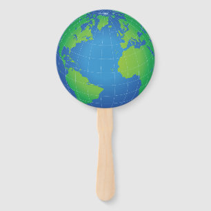 Éventail Carte du monde