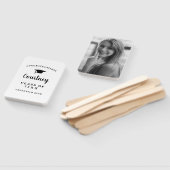 Éventail Carte simple de mortier photo Diplôme moderne (Non-assemblé)