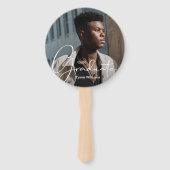 Éventail Casquette de 2e cycle Moderne - Photo de fin d'étu (Devant)