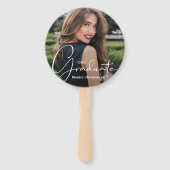 Éventail Casquette de 2e cycle Moderne Photo de fin d'étude (Devant)