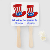 Éventail Casquette Oncle Sams (Devant et derrière)