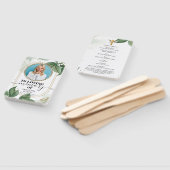 Éventail Célébration de la vie des funérailles de verdure b (Non-assemblé)