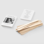 Éventail Célébration Minimale De La Vie Photo Funéraire (Non-assemblé)