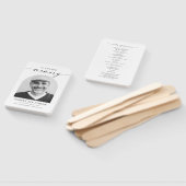 Éventail Célébration Moderne De La Vie Funéraire Photo (Non-assemblé)