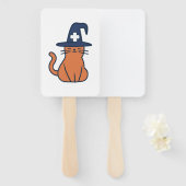 Éventail Célébrez la chute avec une Feline Twist - Un Nu Éf (Devant et derrière)