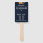 Éventail Cérémonie de crème de la Marine Programme de maria (Dos)