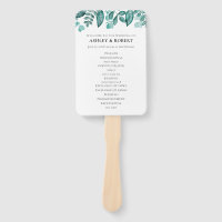 Cérémonie de mariage élégante aux feuilles de verd