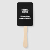 Éventail Cérémonie de remise des diplômes Programme d'invit (Devant)