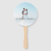 Éventail Cérémonie du Mariage photo avant et arrière (Devant)