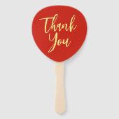 Éventail Cérémonie du thé mariage chinois classique rouge m (Dos)