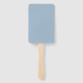 Éventail Cérémonie Mariage classique d'élégance de script (Dos)