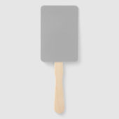 Éventail Cérémonie Mariage classique d'élégance de script (Dos)