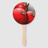 Éventail Cerises avec gouttes de ragoût (Dos)