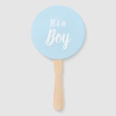 Éventail C'est une fille, c'est un garçon baby shower que r (Dos)