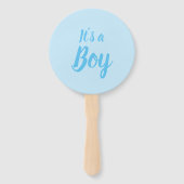 Éventail C'est une fille, c'est un garçon baby shower que r (Dos)
