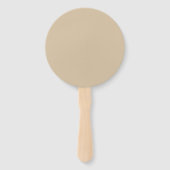 Éventail Champagne Beige  (Dos)