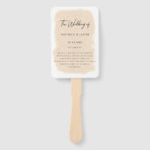 Éventail Champs de rêve | Ventilateur main du programme de  (Devant)