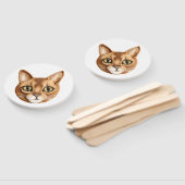 Éventail Chat Abyssin Inspiré 3D (Non-assemblé)