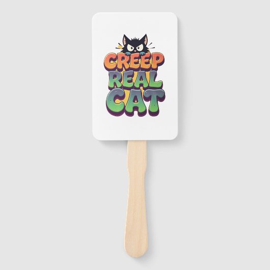 Éventail Chat Cree Véritable (Devant)