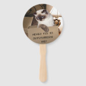 Éventail Chat dans la boîte (Dos)
