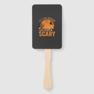 Éventail Château Hanté Effrayant Halloween Vecteur