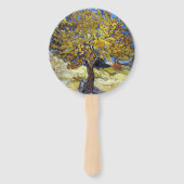 Éventail Chef-d'œuvre d'art du mûrier de Van Gogh (Dos)