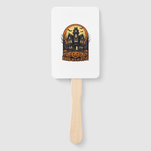 Éventail Chemises Maison Hantée Halloween Amis Sorcières_1