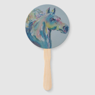Éventail Cheval de plusieurs couleurs