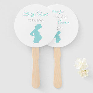 Éventail Chic Boy Baby shower Femme Enceinte Bump bébé