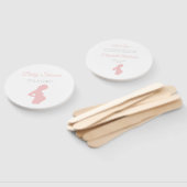 Éventail Chic fille Baby shower femme enceinte bébé bosse (Non-assemblé)